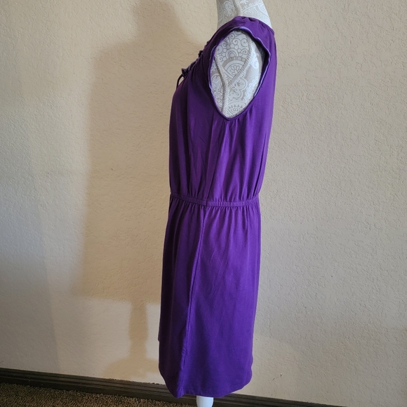 Old Navy Purple Dress Sz M - Picture 2 of 5